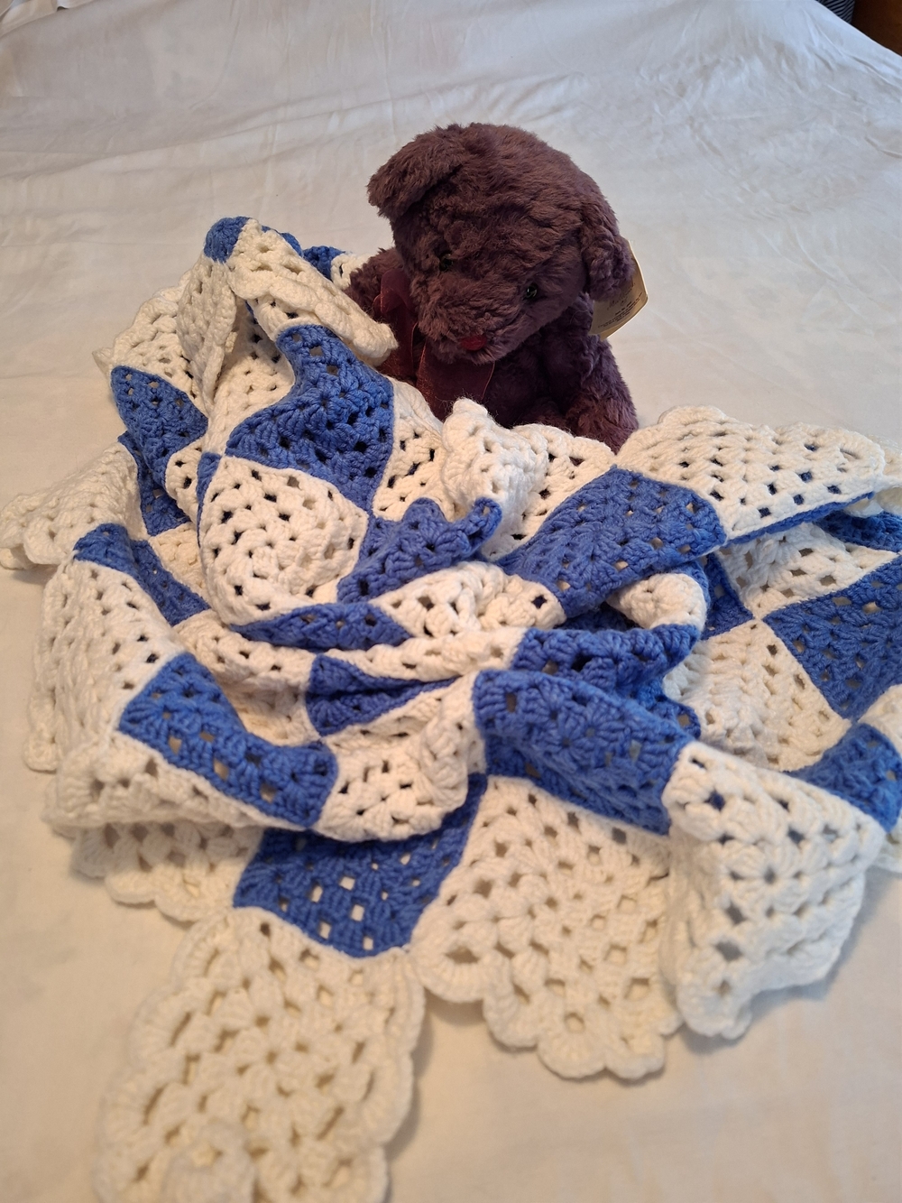 Vintage Crochet Cozy Blanket